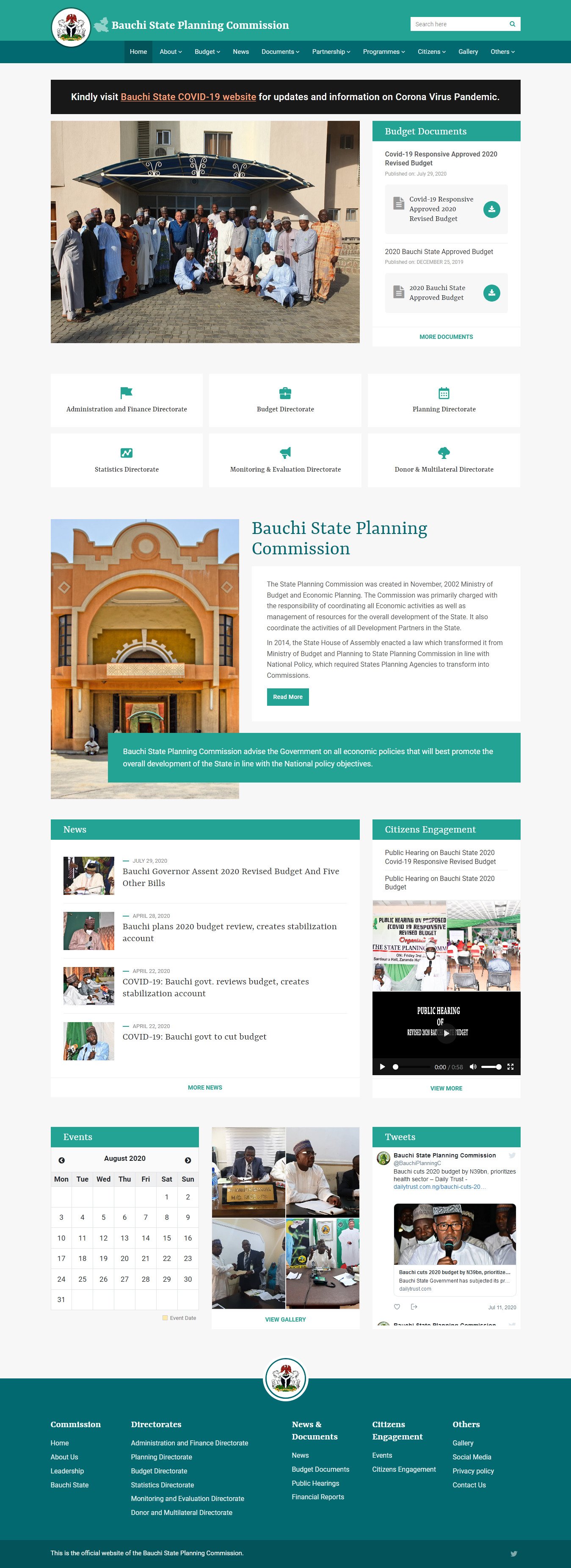 Bauchi State Planning Commission Website Bauchi State Planning Commission Website